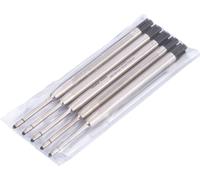Mine de rechange NOIRE pour stylo à bille CONSTRUCTION SLIM G2 MINE GRAND ESPACE PIP28 BLACK 5 pièces