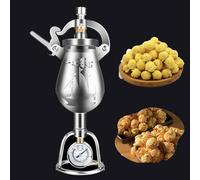 MINE MINI POPCORN RETRO CHINOS, 268 ml, pot épaissis, avec soupape de décharge de pression, machine à pop-corn en acier inoxydable à main, adaptée aux rassemblements de famille