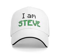 Mine Movie I Am Steve Craft Casquettes de Baseball Quality Hommes Femmes Chapeaux