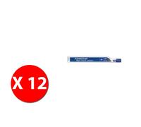 Mine Staedtler Mars Micro Carbon 250 07-B Pour Porte-Mine 0,7 Mm B - Lot De 12 Pcs