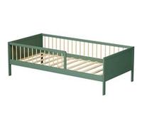 MINEA - Lit avec barrière PEPITO 90x190 cm (matelas non inclus) Vert
