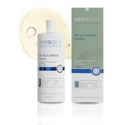 Mineaderm Shampooing anti-pelliculaire pour cuir chevelu gras et démangeaisons - Avec piroctone olamine, acide salicylique et huile d'arbre à thé - Sans silicone - Pour homme et femme - 300 ml