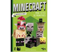 Minecraft - 10 papertoys mini-têtes de monstres - Tougui - 404 Editions - broché - Document jeunesse