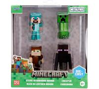 Minecraft 2,5 Zoll Diecast Figuren 4er Pack (Welle 3)