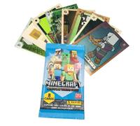 Minecraft Adventure Trading Cards Booster 8 cartes collection Panini 2021 Sealed