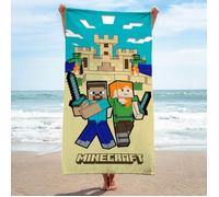 Minecraft Alex et Steve Serviette de plage