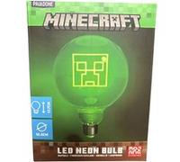 Minecraft ampoule neon creeper - Lampe LED 17,7 cm Vert