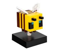 Minecraft Bee Icon Light - 11cm Light-Up Figure for Bedroom or Gaming Space - Soft Glow Battery Lamp | Paladone