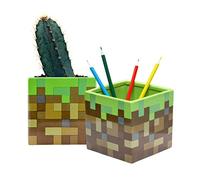 Minecraft - Bloc d'herbe - Pot à Plantes et à stylos