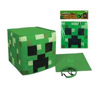 Minecraft Block Head Fancy Dress Accessory, Easy to Wear, Perfect for Halloween