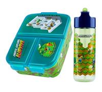 Minecraft Boîte à Goûter Enfant avec Compartiments et Gourde - Idéal pour École et Sorties