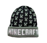 Minecraft Bonnet d'hiver, noir, 56