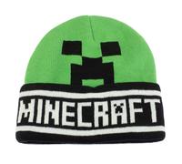Minecraft - Bonnet Vert Et Noir Visage De Creeper
