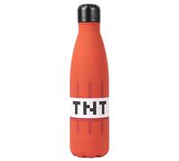 Minecraft - Bouteille d'eau en acier inoxydable - TNT rouge - Bouteille d'eau pour enfants - 550 ml - Produit officiel