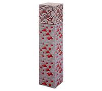 Minecraft Bouteille torche - Bouteille d'eau de jeu, 650 ml, sans BPA, Redstone minerai
