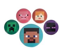 Lot de badges Minecraft, Métal