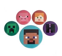 Minecraft Button Badge Set