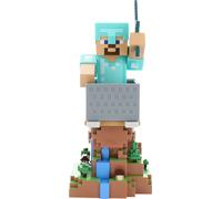 Minecraft Cable Guys Porte-charge Steve in Diamond Armour 22cm