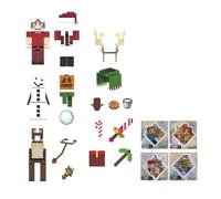 Mattel Calendrier de l'Avent Minecraft – Figurine 3,25''