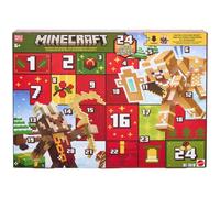 Minecraft -Calendrier de l'Avent-3 figurines articulées, 15 accessoires