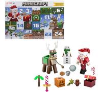 Mattel Calendrier de l'Avent Minecraft – Figurine 3,25''