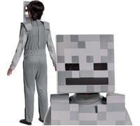 Minecraft Carnival Costume Skeleton Disguise White Skeleton 137-149 cm 10-12 ans L