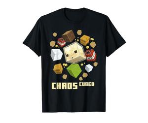 Minecraft Chaos Cubed Sulfer Cube & Wood Block TNT Hay Wool T-Shirt