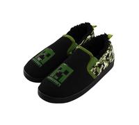 Minecraft Chaussure Garcon, Creeper Chaussons Enfant, Pantoufles Joueur, Vert 36