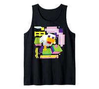 Minecraft Chicken in Colorful World Pop Style Portrait Débardeur