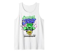 Minecraft Chicken Jockey Graffiti Style Lettering & Art Débardeur