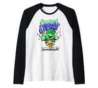 Minecraft Chicken Jockey Graffiti Style Lettering & Art Manche Raglan