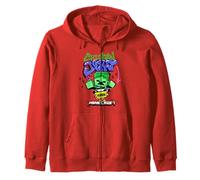 Minecraft Chicken Jockey Graffiti Style Lettering & Art Sweat à Capuche