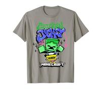 Minecraft Chicken Jockey Graffiti Style Lettering & Art T-Shirt