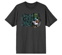 Minecraft Chicken Jockey T-shirt pour homme Anthracite, charbon, Taille L