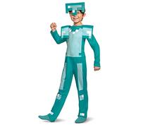 Minecraft Classic Kids Déguisement, Garçon, DISK11458K, Armure de diamant, M
