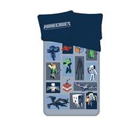 Minecraft Collections de Linge de lit pour Enfant, Multicolore, Unique