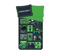 Minecraft Collections de Linge de lit pour Enfant, Multicolore, Unique