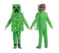 Liragram Minecraft Creeper Deluxe Costume Vert 3-4 Years