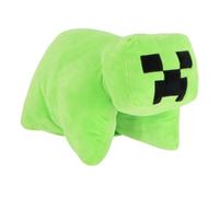 Minecraft Coussin Creeper - Coussin en Peluche Officiel 2 en 1 pour Enfants - Idée Cadeau Gaming en Vert