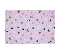 Minecraft Couverture Polaire sous Licence Officielle | Couverture Chaude Super Douce | Motif Gros Plan | Parfaite pour la Maison, la Chambre, Les soirées Pyjama et Le Camping - 100 x 150 cm | Rose