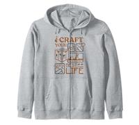 Minecraft Craft Your Best Life Crafting Table Classic Tools Sweat à Capuche
