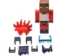 Mattel - Minecraft Creator Series - HJG76 - Figurine articulée 10cm + Accessoires - Wrist Spikes / Bracelet à Pointe G
