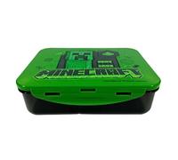 Minecraft Creeper Graffiti Art Boîte à déjeuner Bento à compartiments multiples | Boîte à déjeuner Bento anti-fuite avec compartiments pour l'école et le bureau | Cadeau parfait pour les fans et les