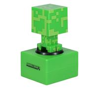 Paladone Réveil numérique Minecraft Creeper Icon – Officiellement licencié, musique & veilleuse – Vert