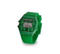 Minecraft Creeper Montre numérique avec bracelet vert