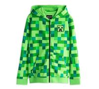 Minecraft Creeper Officiel caractère Zip Up Hoodie de Enfants/Garçon