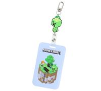 Minecraft Creeper Porte-badge rétractable avec mousqueton