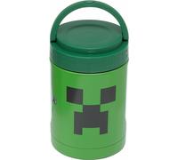 Minecraft Creeper Récipient isotherme réutilisable Récipient alimentaire isolé / Pot à goûter en acier inoxydable 500ml