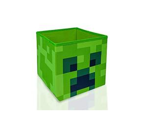 Minecraft Creeper Storage Cube Organizer Storage Cube | 10-inch Bin