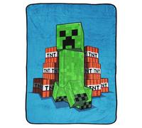 Minecraft, Creeper, TNT - plaid polaire extra doux - 130x150 cm - 100% Microfibre